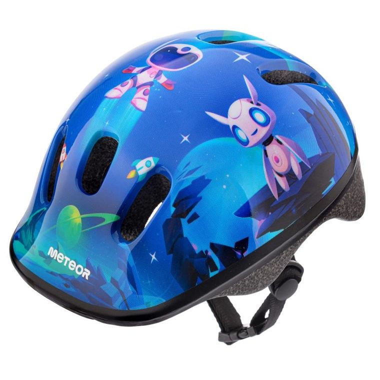 Meteor, KS06, kask ochronny, alien, rozmiar 44-48 cm