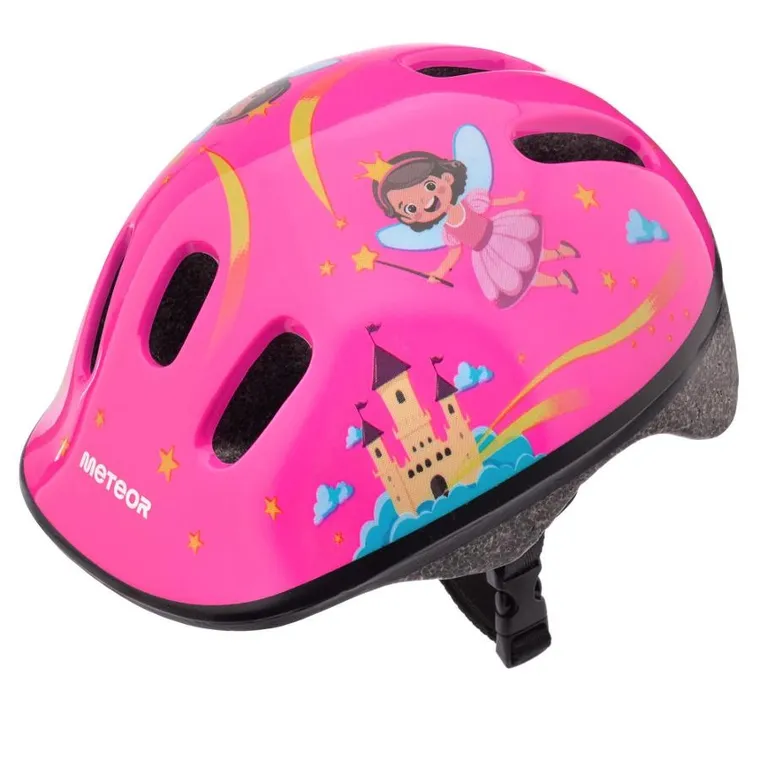 Meteor, KS06, kask rowerowy, rozmiar S, 48-52 cm, Fairy