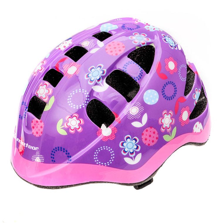 Meteor, MA-2 Flower, kask rowerowy, rozmiar M, 52-56 cm