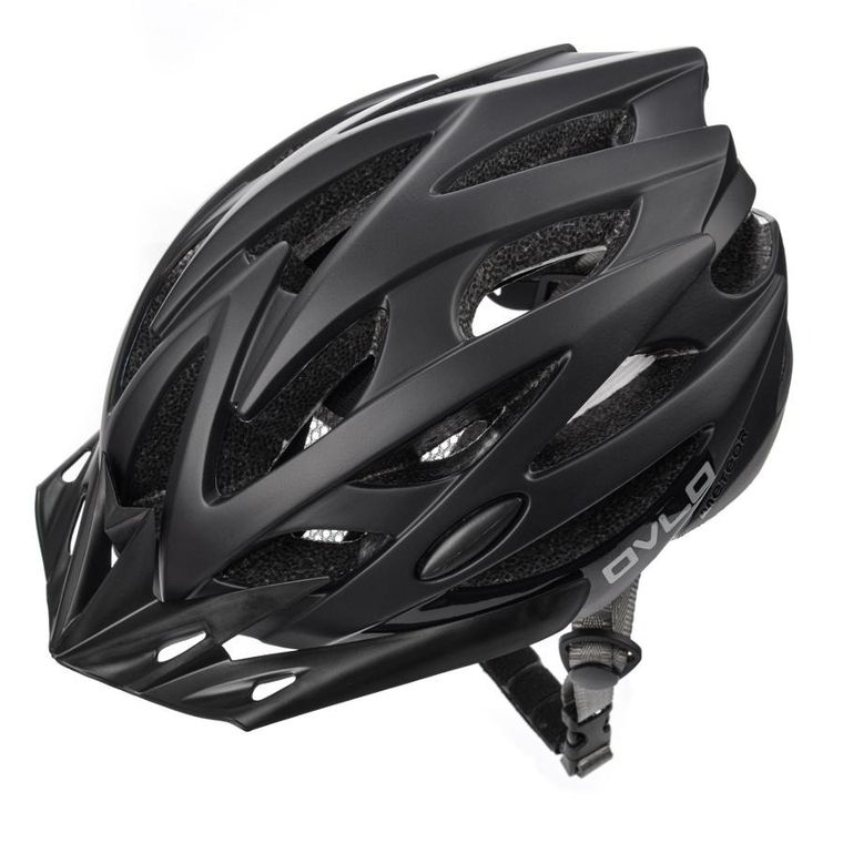 Meteor, Ovlo, kask rowerowy, czarny, rozmiar L, 58-61 cm