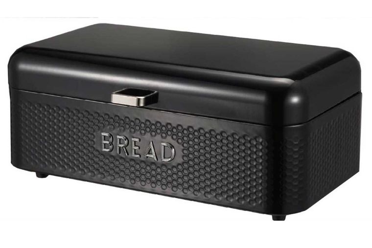 Metlex, chlebak stalowy z pokrywą, MX-1612BL