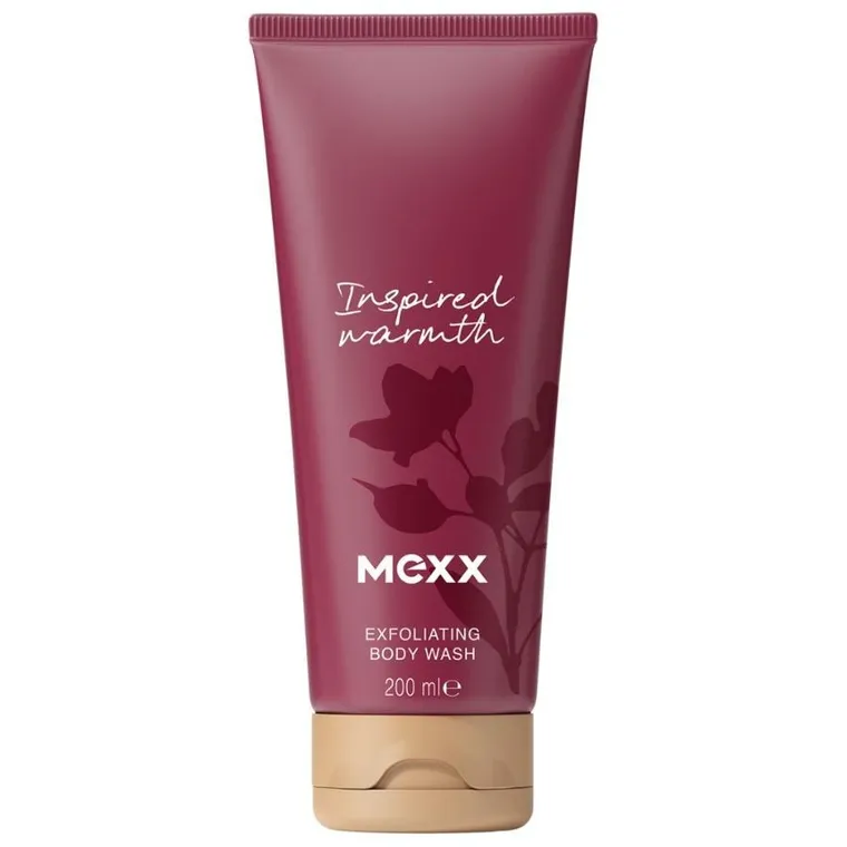 Mexx, Inspired Warmth, żel pod prysznic z peelingiem perfumowany, 200 ml