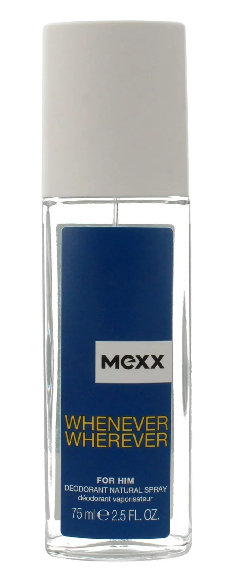 Mexx, Whenever Wherever for Him, dezodorant naturalny, spray, 75 ml
