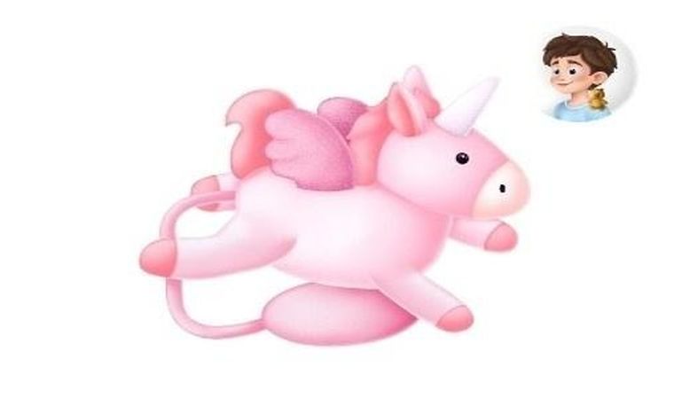 MFP, Gifty, maskotka magnes, Jednorożec