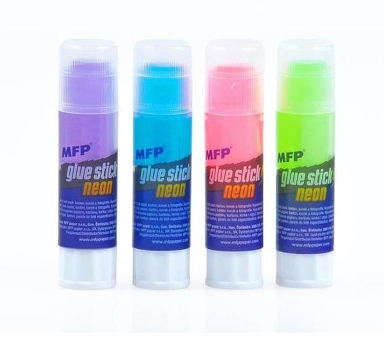 MFP, klej w sztyfcie, 9 g, neon, 1 szt.