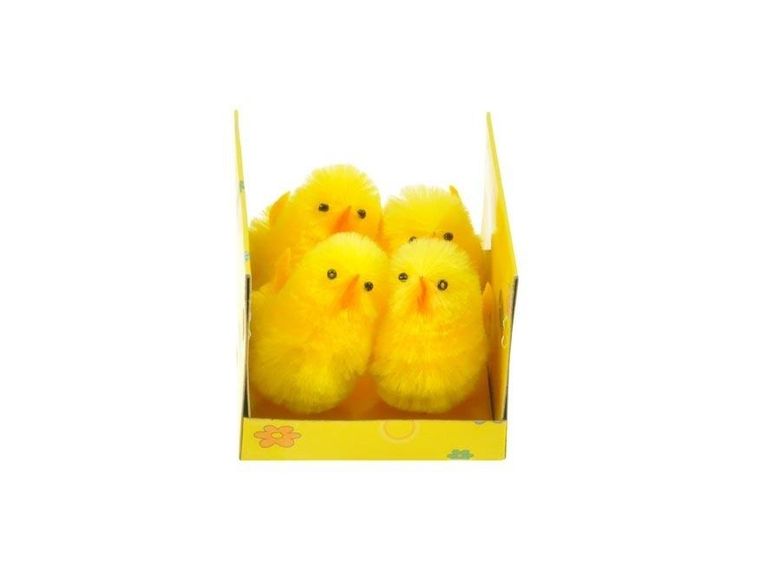 MFP, kurczątko wielkanocne, 5 cm, 4 szt.