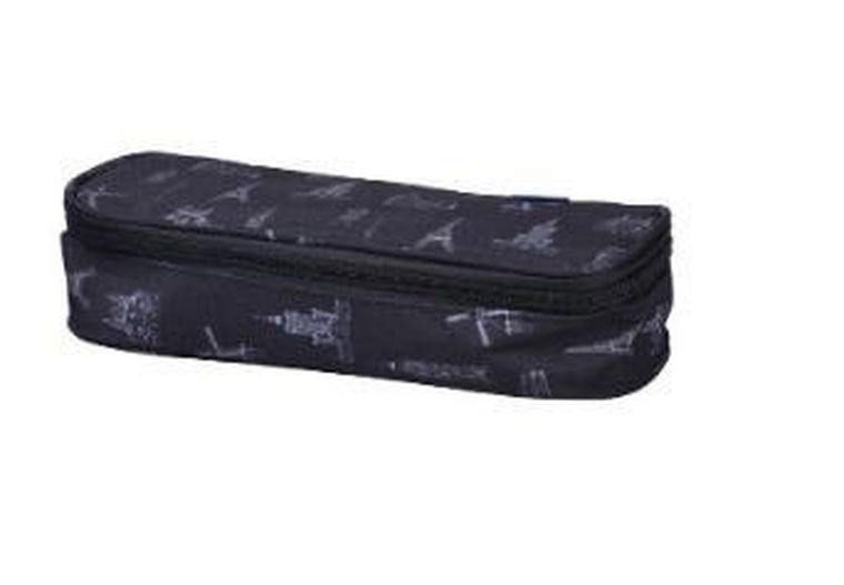 MFP, piórnik z klapką, czarny, 24 cm