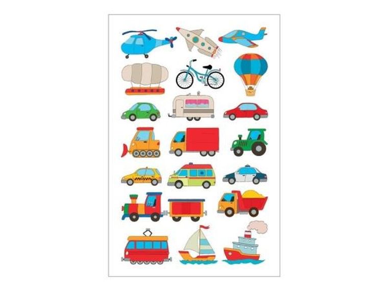 MFP, tatuaże, transport, pojazdy, 8,5-13 cm