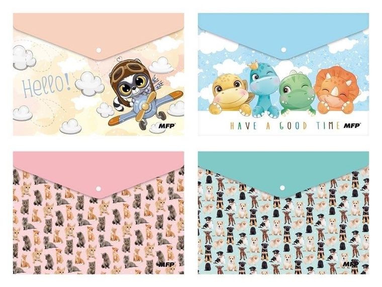 MFP, teczka kopertowa na zatrzask, A4, 1 szt.