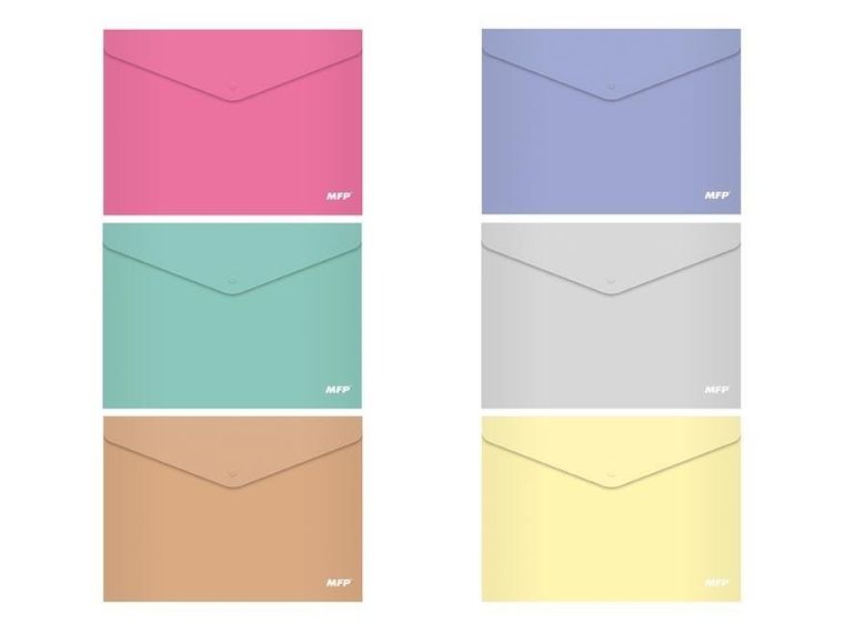 MFP, teczka kopertowa na zatrzask, A5, pastel, 1 szt.