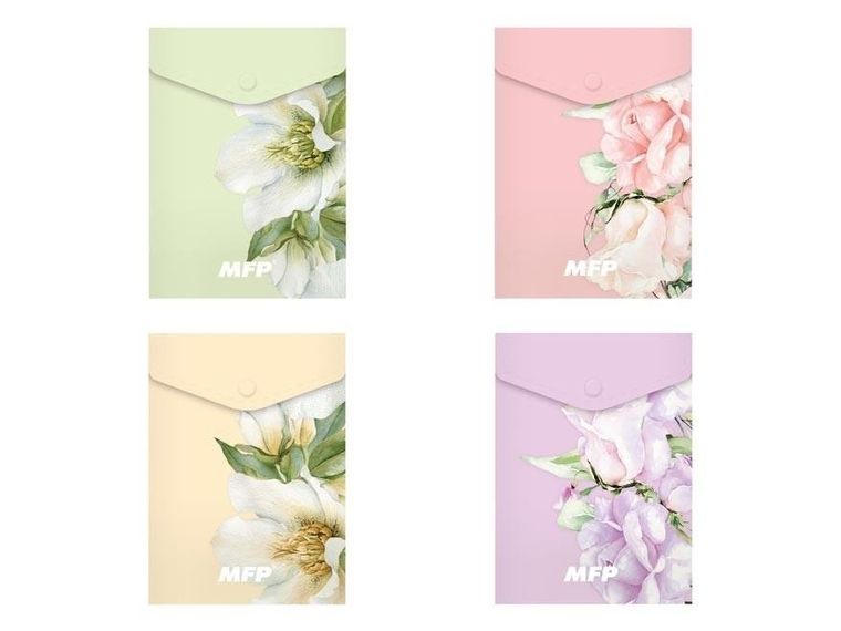 MFP, teczka kopertowa na zatrzask A6, PP, 1 szt.