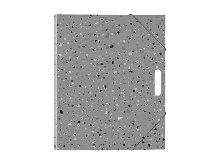 MFP, teczka z gumką A4, Terrazzo, szara, 1 szt.