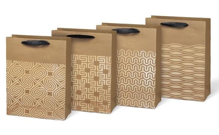 MFP, torebka prezentowa, L, lux, kraft, 22,5-33,5-10 cm