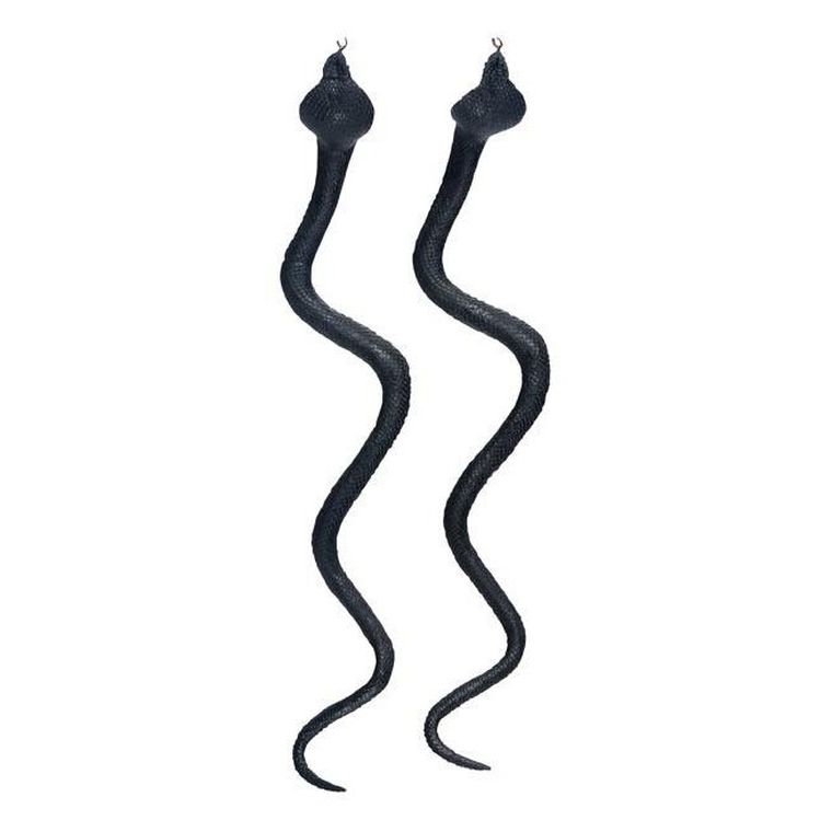 MFP, wąż gumowy, czarny, 34 cm, 2 szt.