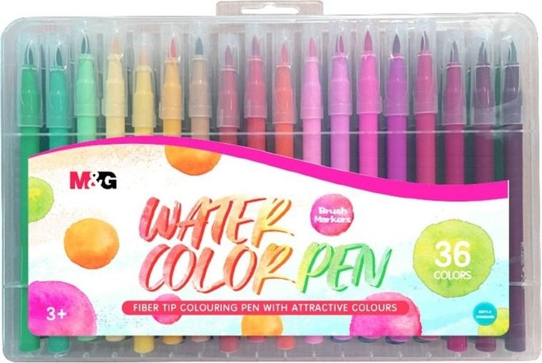 M&G, pisak artystyczny, pędzelkowy, 36 kolorów
