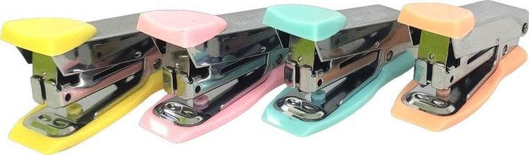 M&G, zszywacz mini, pastel, 20 kartek, 1 szt.