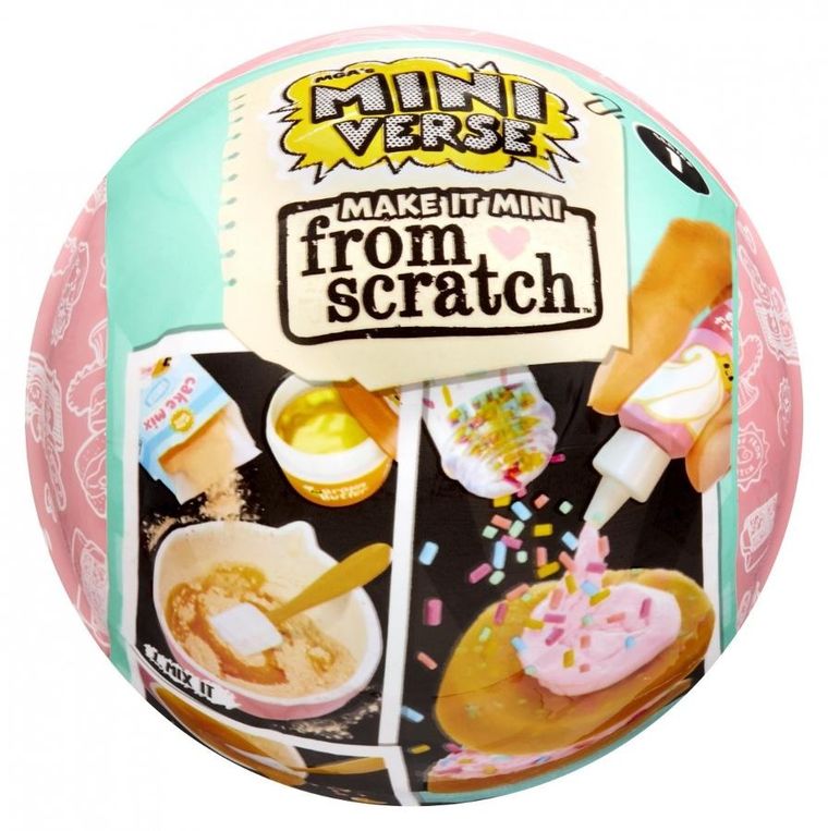 MGA's Miniverse, Make It Mini, From Scratch, kula niespodzianka, mini jedzenie