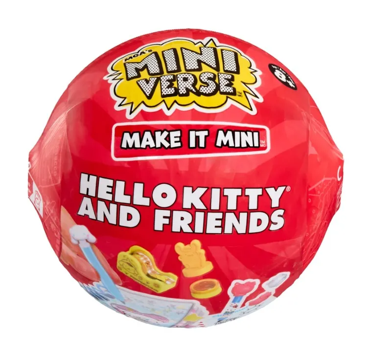 MGA's Miniverse, Make It Mini, Hello Kitty, kula niespodzianka, mini gadżety szkolne
