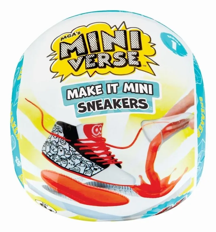MGA's Miniverse, Make It Mini, Sneakers, kula niespodzianka z mini butami