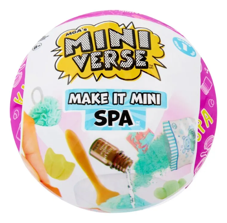 MGA's Miniverse, Make It Mini, Spa, zestaw z kulą niespodzianką