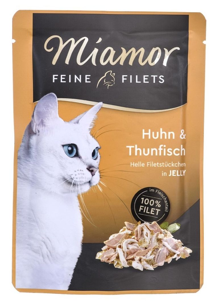 Miamor, Feine Filets, karma mokra dla kota, kurczak z tuńczykiem, 100g