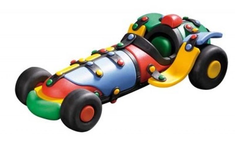 Mic-o-Mic, Wesoły konstruktor, Samochód wyścigowy, klocki konstrukcyjne