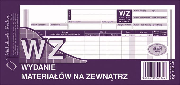 Michalczyk i Prokop Druki, wydanie materiałów na zewnątrz, wielokopia, 1/3 A4
