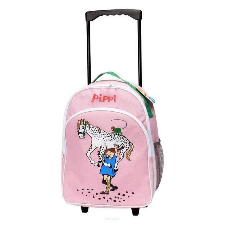 Micki, Pippi, plecak na kółkach, różowy