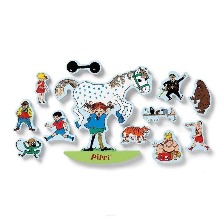 Micki, Pippi, układanka do balansowania, 12 elementów