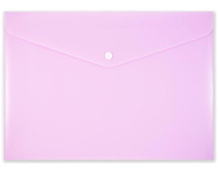 Micro, teczka kopertowa na zatrzask, A4, pastelowy róż, 1 szt.