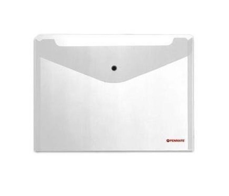 Micro, teczka kopertowa na zatrzask, A4, przeźroczysta, 1 szt.