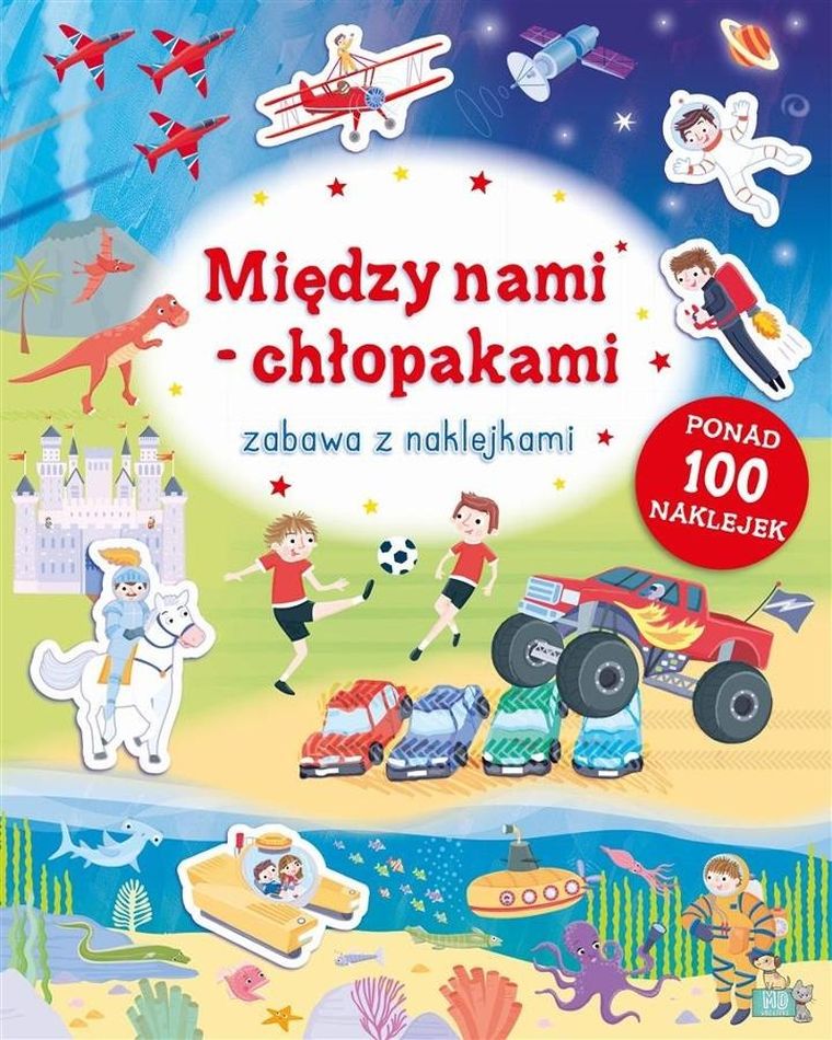 Między nami chłopakami. Zabawa z naklejkami