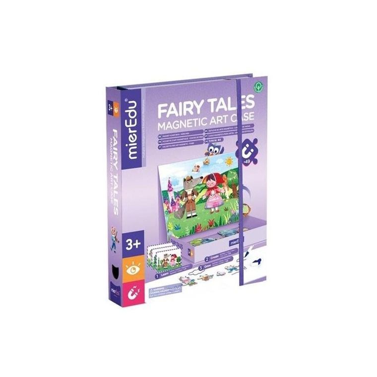 Mieredu, Art Case, Bajki, układanka magnetyczna, 49 elementów