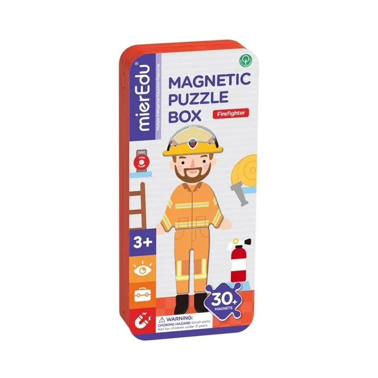 Mieredu, Strażak, układanka magnetyczna, 30 elementów