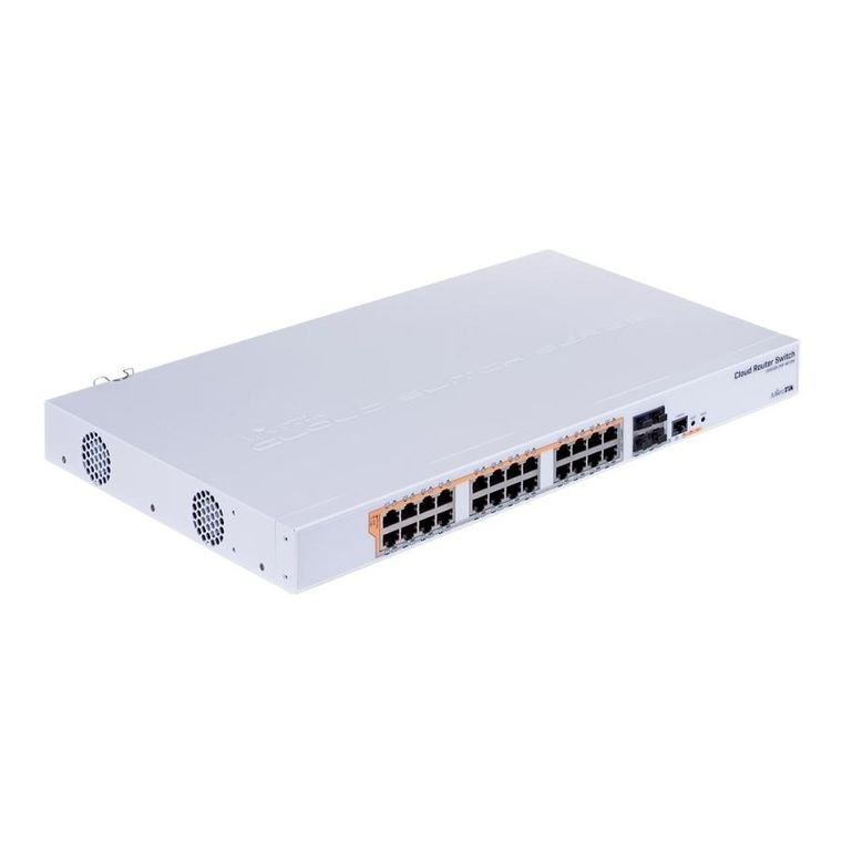 MikroTik CRS328-24P-4S+RM, Switch, 24x RJ45 1000Mb/s, 4x SFP+