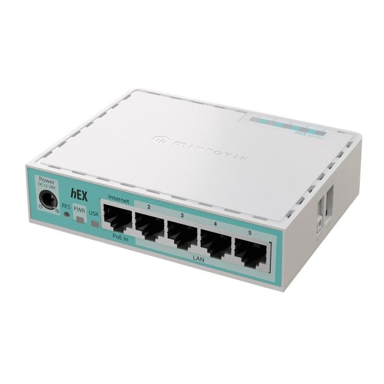 MikroTik, E50UG hEX refresh, router, 5x RJ45 1000Mb/s