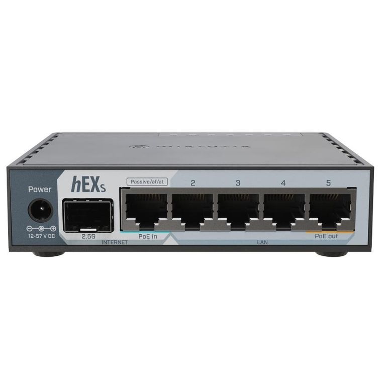 Mikrotik, hEX S, router, E60iUGS, 5xGbE RJ45, 1xSFP
