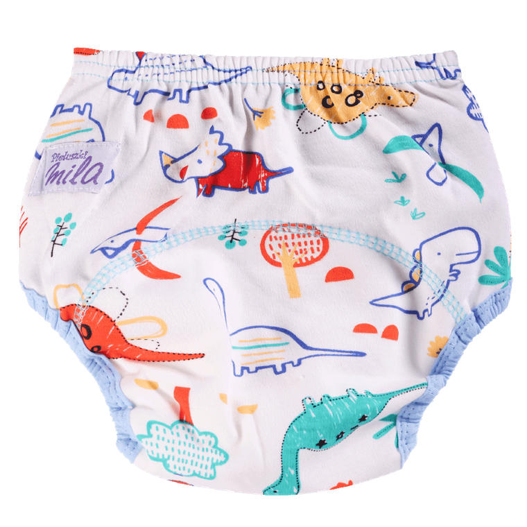 Mila, majteczki treningowe, dinozaury