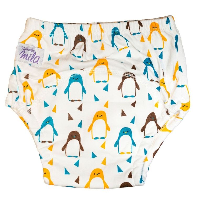 Mila, Pingwinki, majteczki treningowe, pieluszka wielorazowa