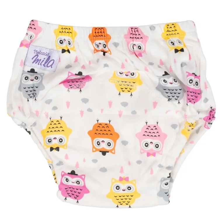 Mila, Sówki, majteczki treningowe, pieluszka wielorazowa
