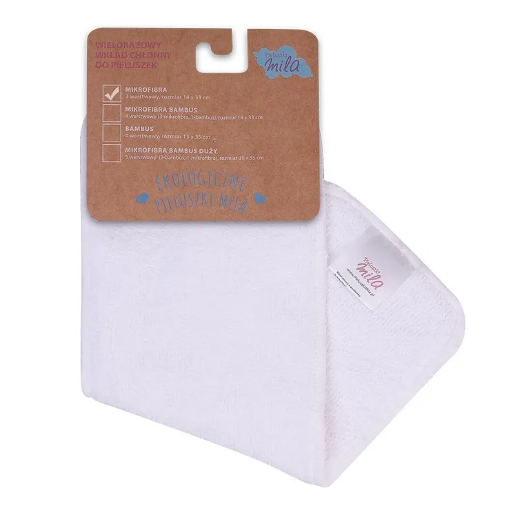Mila, wkład wielorazowy do pieluszek z kieszonką