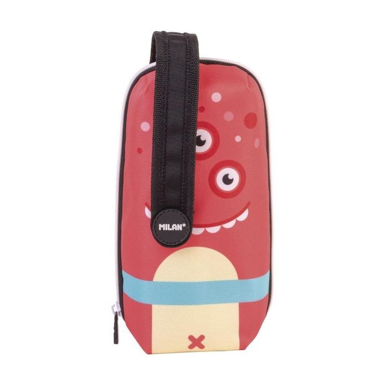 Milan, Aliens, multipiórnik, owalny, 4 piórniki, czerwony