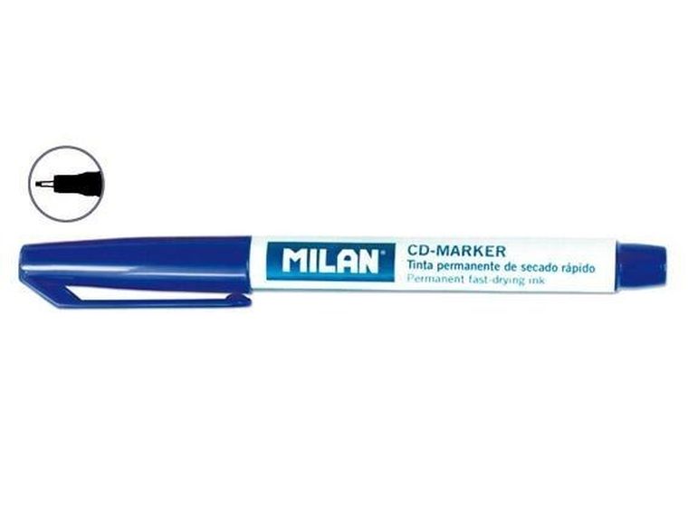 Milan, CD marker, czarny, 10 szt.