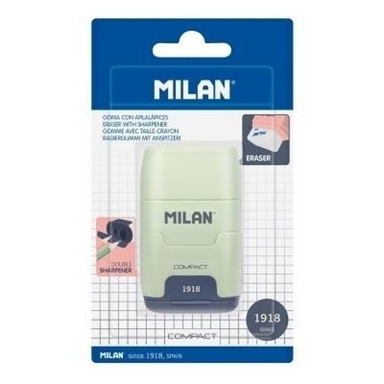 Milan, Compact temperówka z gumką