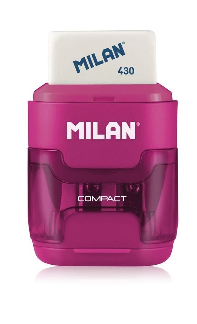 Milan, Compact, temperówko-gumka do ścierania, 1 szt.