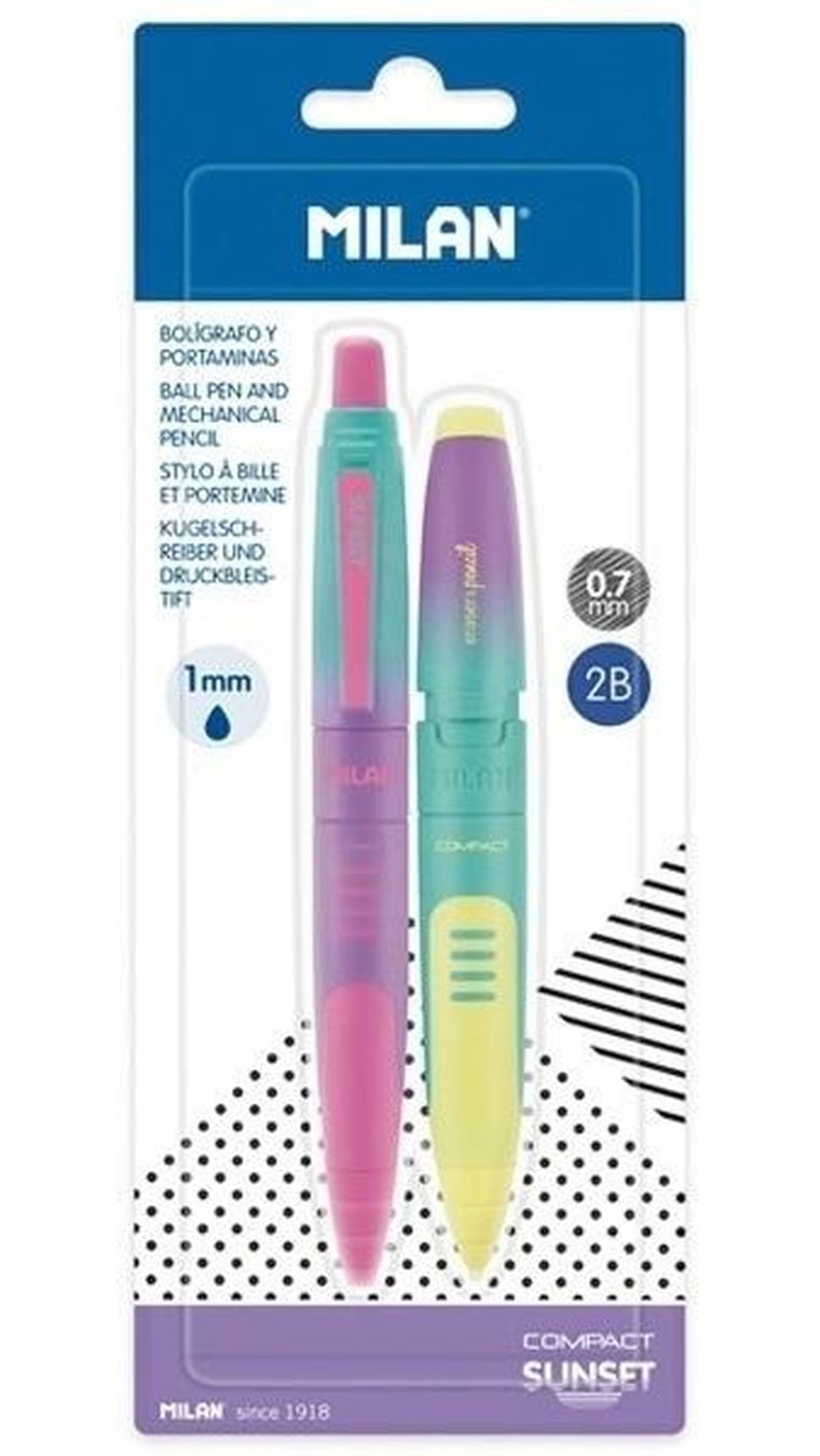 Milan, długopis + ołówek automatyczny, Compact Sunset