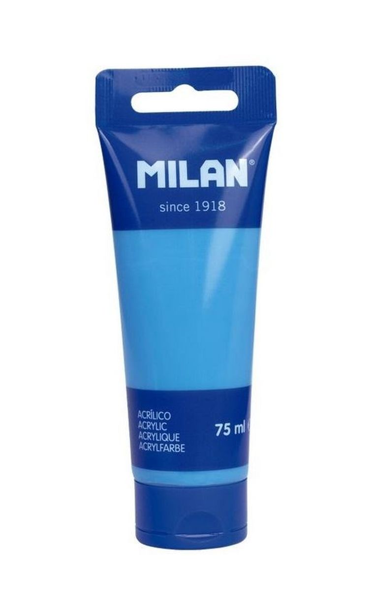 Milan, farba akrylowa w tubce, błękit karaibski, 75 ml