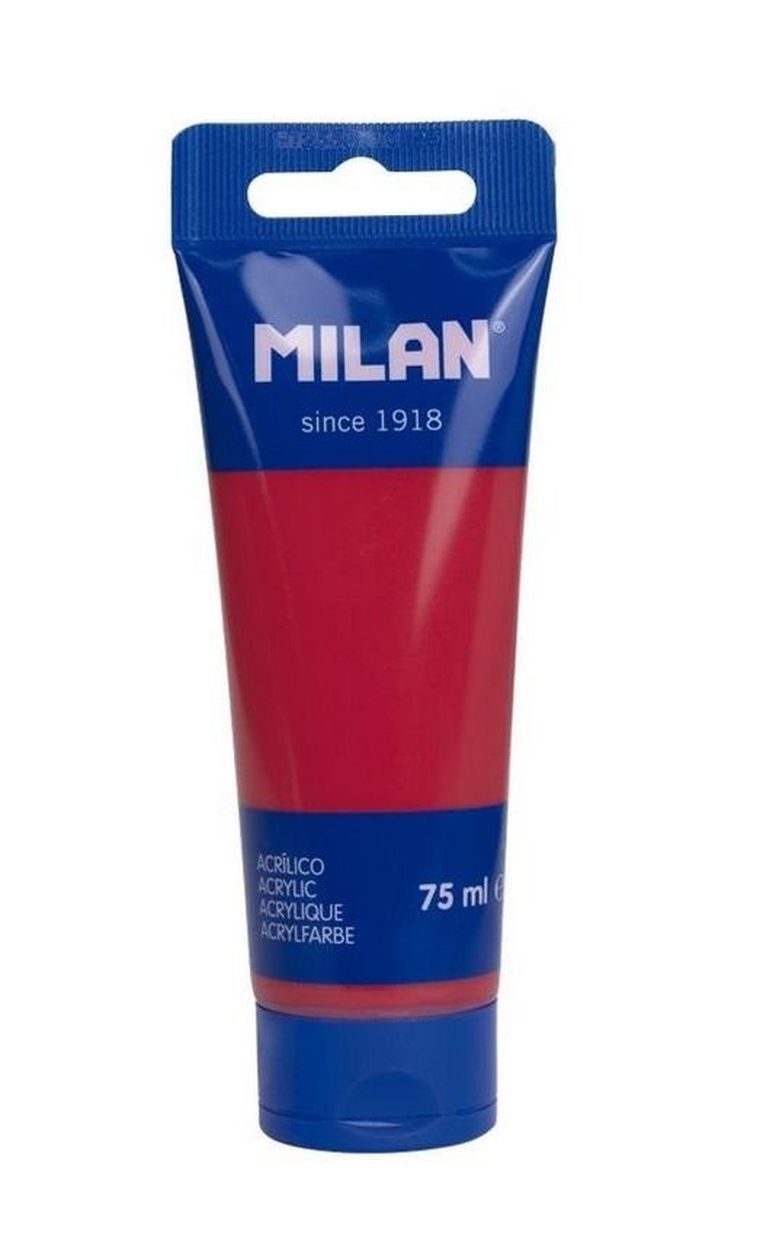 Milan, farba akrylowa w tubce, koralowa czerwień, 75 ml