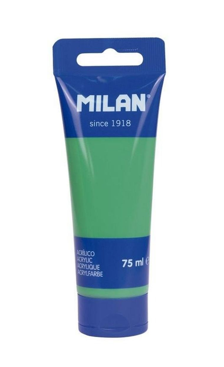 Milan, farba akrylowa w tubce, trawiasta zieleń, 75 ml