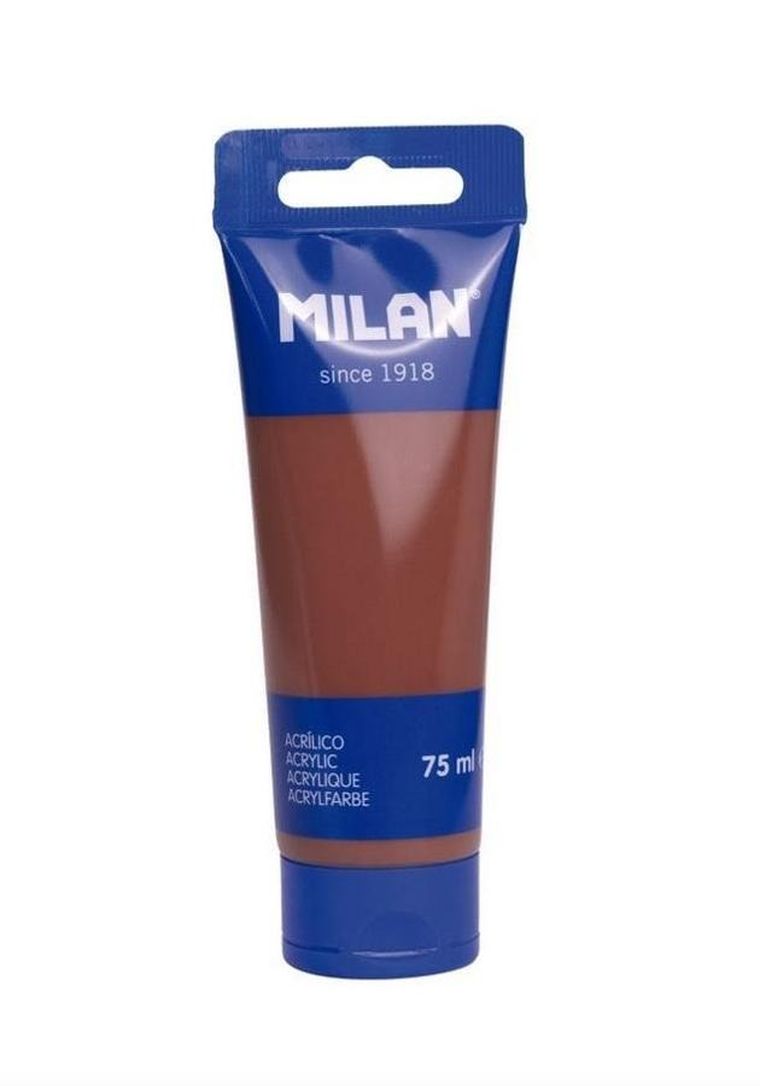 Milan, farba akrylowa w tubce, ziemisty brąz, 75 ml